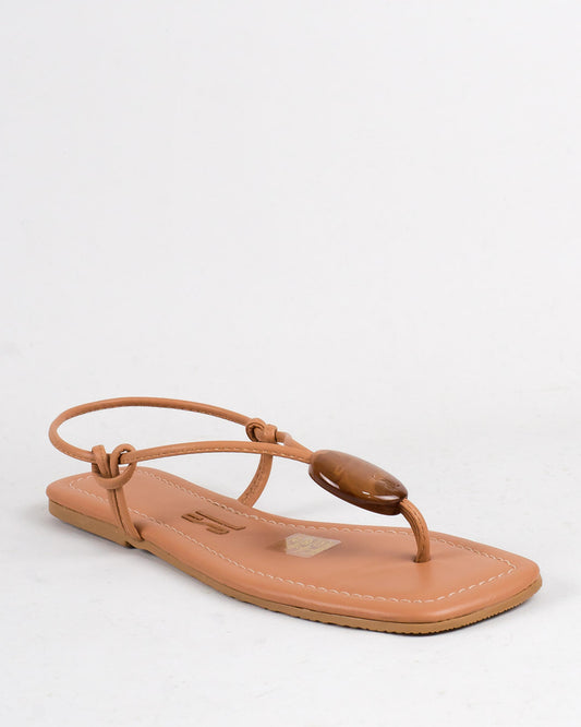 Rasteira Santa Lolla Nude Pedra Thong