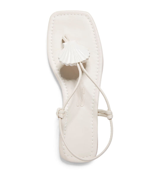 Rasteira Santa Lolla Off White Concha
