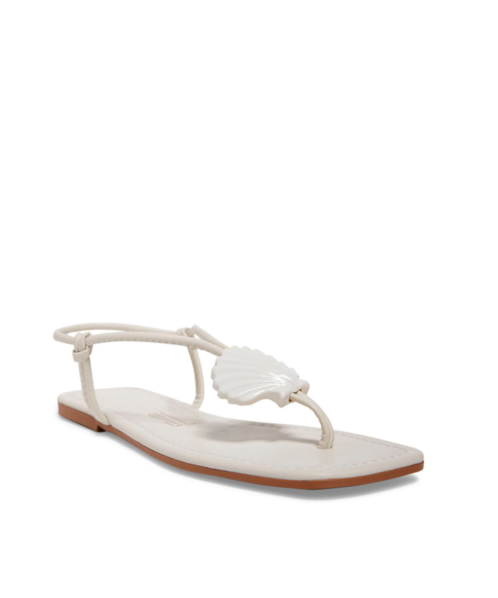 Rasteira Santa Lolla Off White Concha