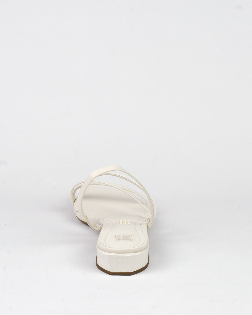 Rasteira Santa Lolla Off White Salto Baixo