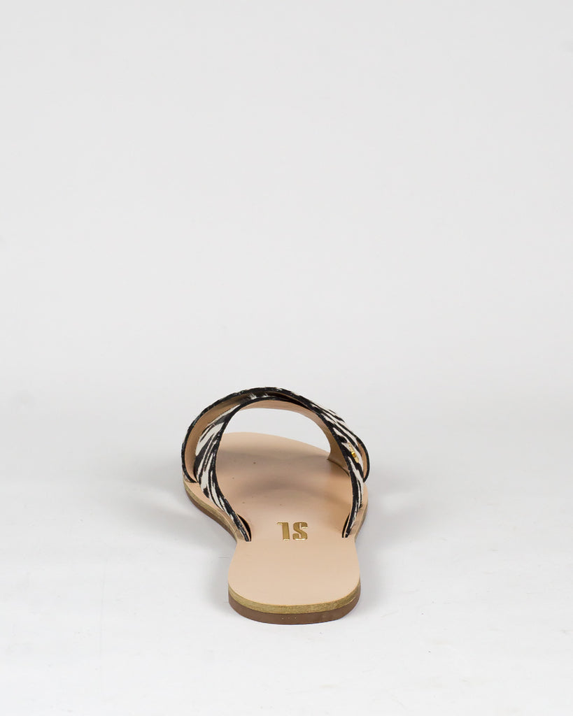 Rasteira Santa Lolla Pelo Tigre Branco