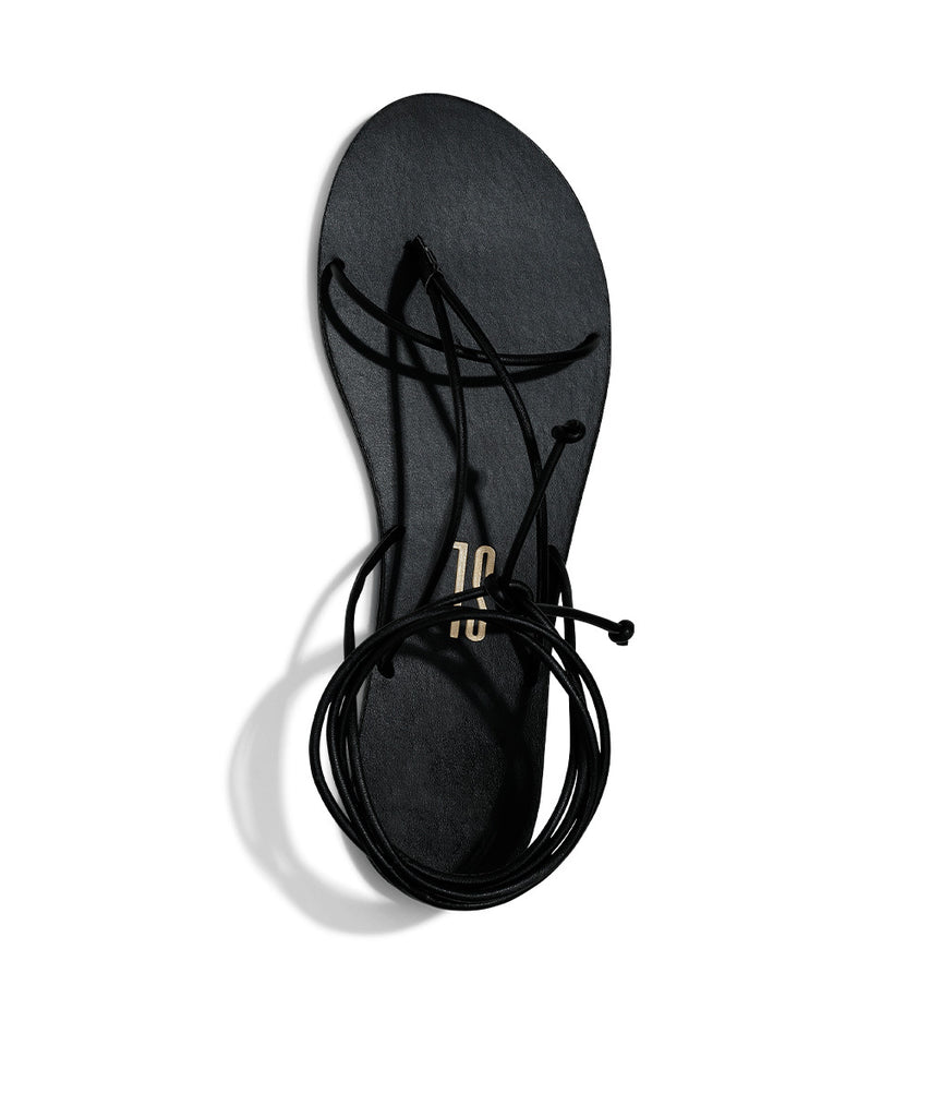 Rasteira Santa Lolla Preta Amarração