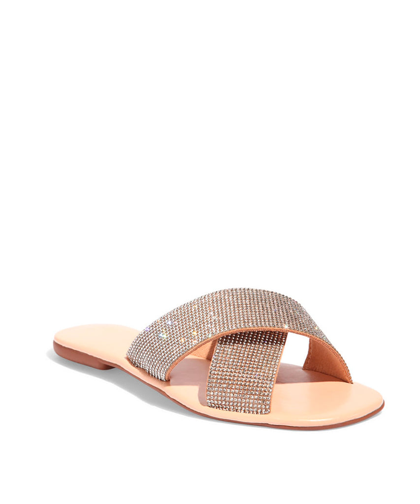 Rasteira Santa Lolla Strass Cristal