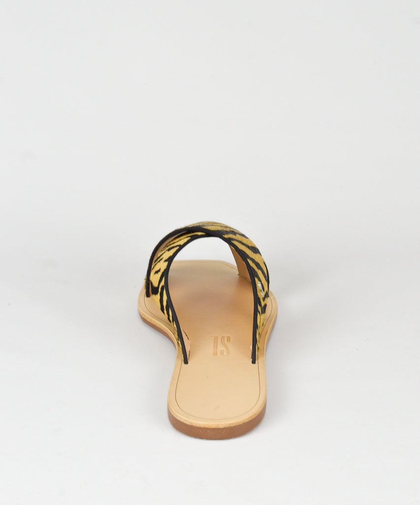 Rasteira Santa Lolla Tigre Couro Pelo Natural - 02B0.34BB.01E5.0026