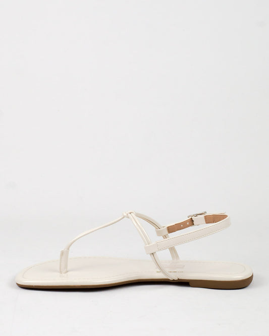 Rasteira Santa Lolla Verniz Off White