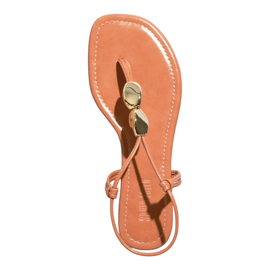 Rasteirinha Caramelo Santa Lolla Esferas Douradas