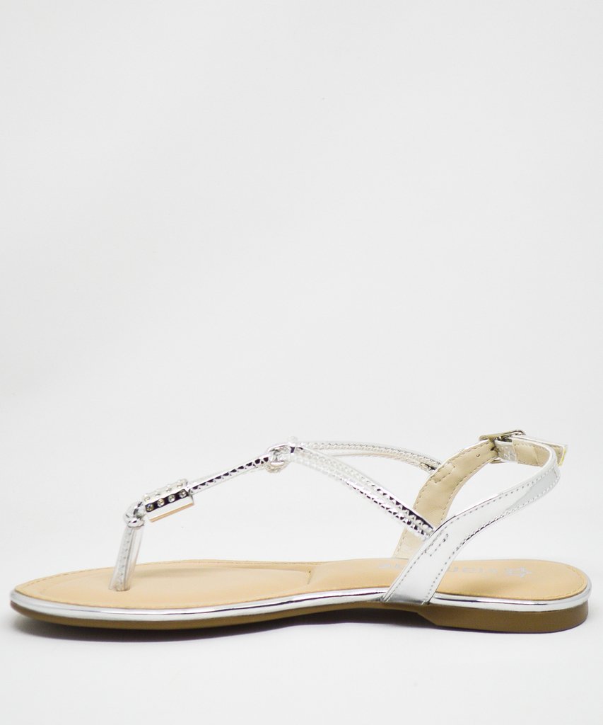 Rasteirinha Feminina Prata Via Marte 1921008