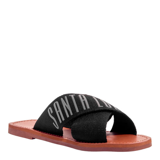 Rasteirinha Gorgurão Santa Lolla Preta