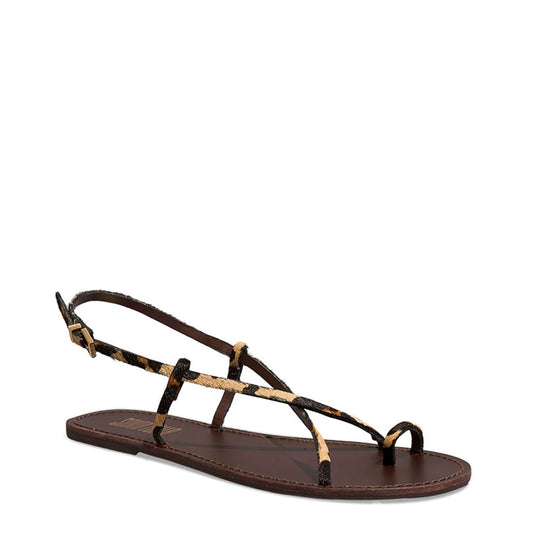 Rasteirinha Santa Lolla Animal Print Onça