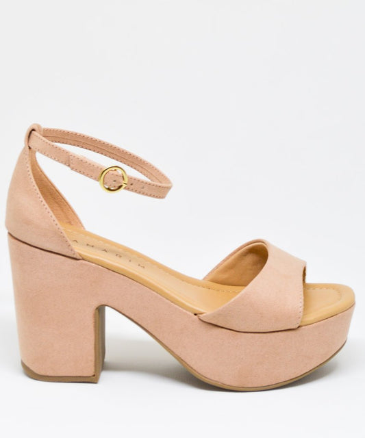 Sandália Feminina Nude Meia Pata Ramarim 1945202