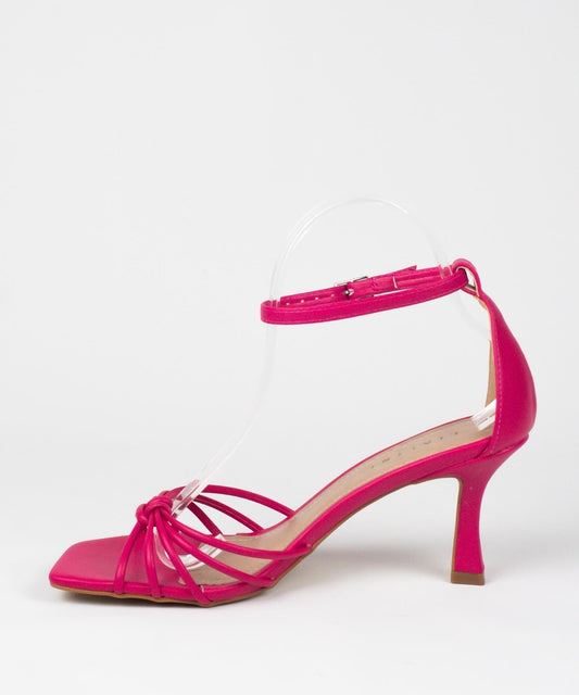 Sandália Line Line Pink Tiras Salto Fino - 2044.70340