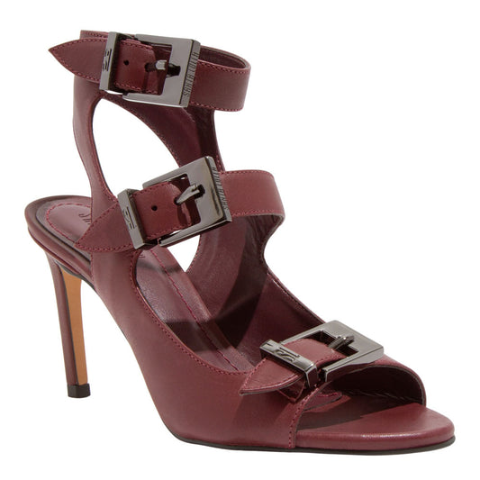 Sandália Open Boot Santa Lolla Vermelha Salto Alto Fino