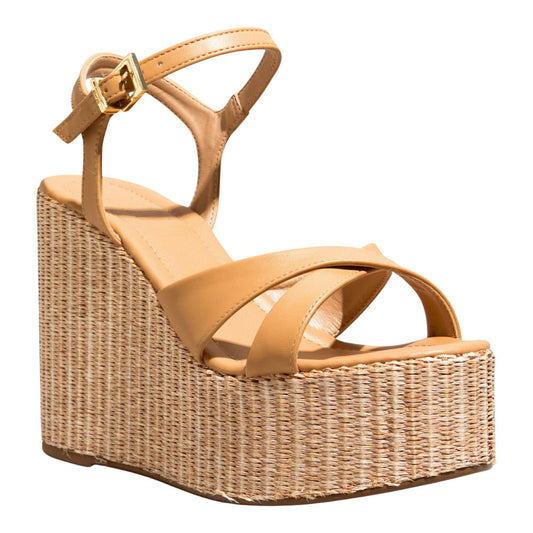 Sandália Plataforma Bege Santa Lolla Espadrille