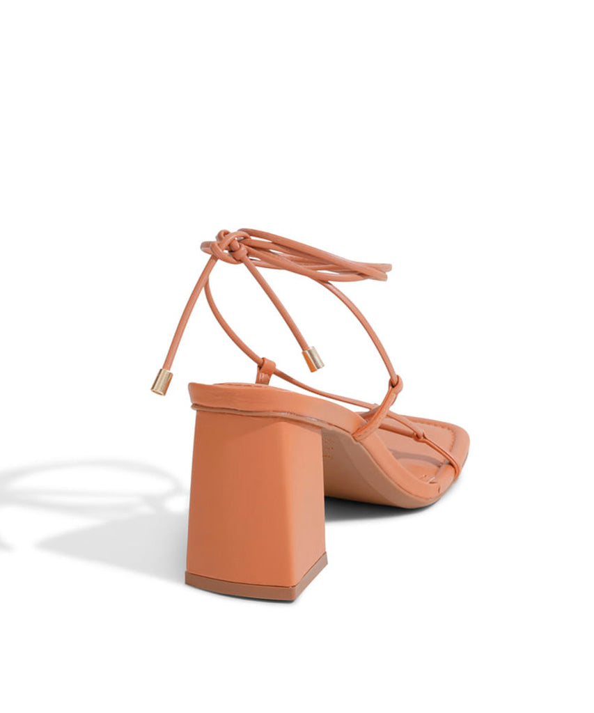 Sandália Santa Lolla Blush Salto Grosso Amarração