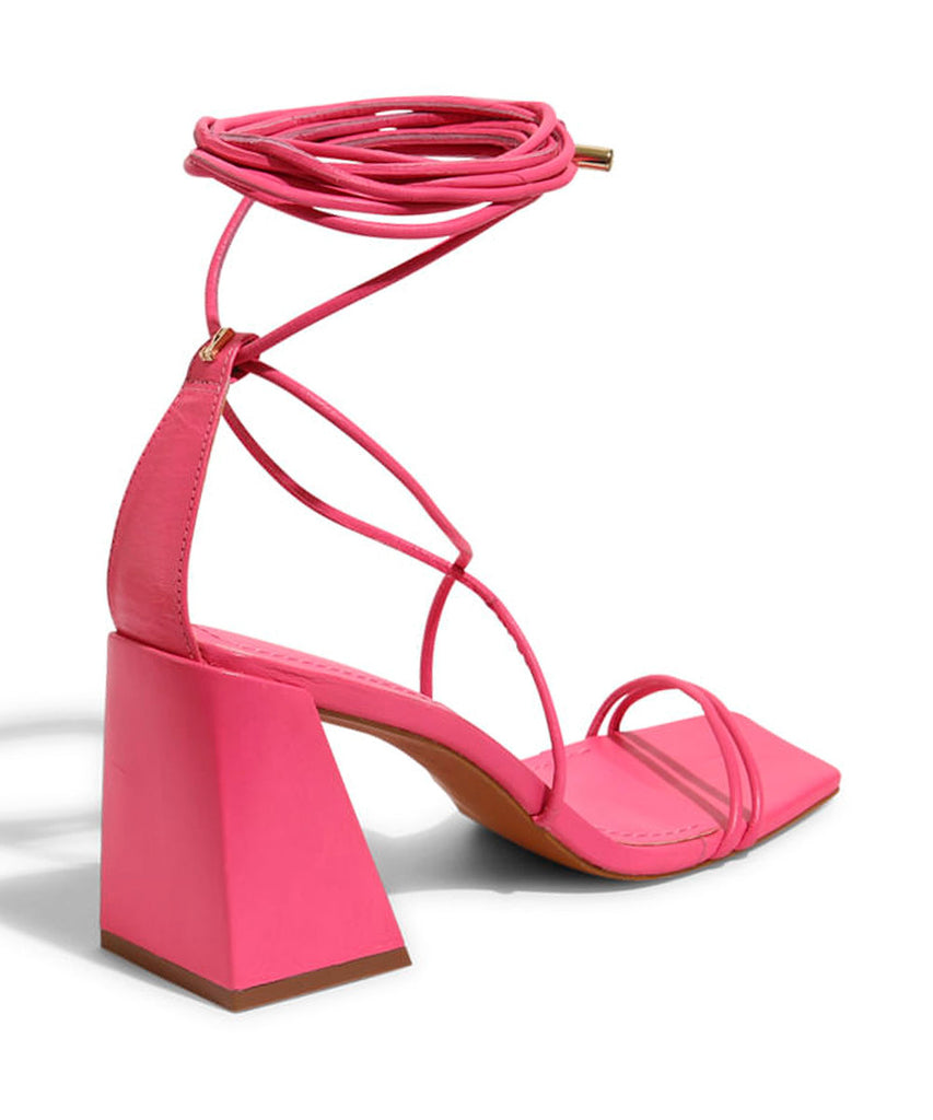 Sandália Santa Lolla Hibisco Salto Grosso Amarração