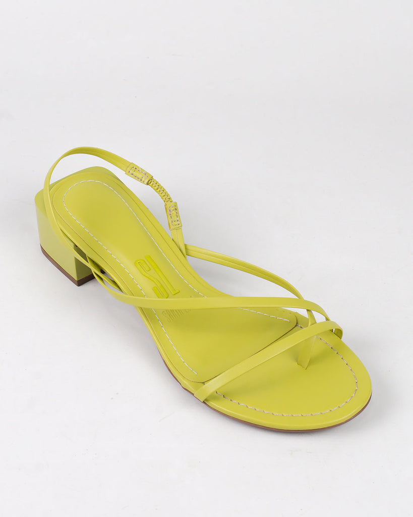 Sandália Santa Lolla Hot Oliva Salto Grosso Baixo