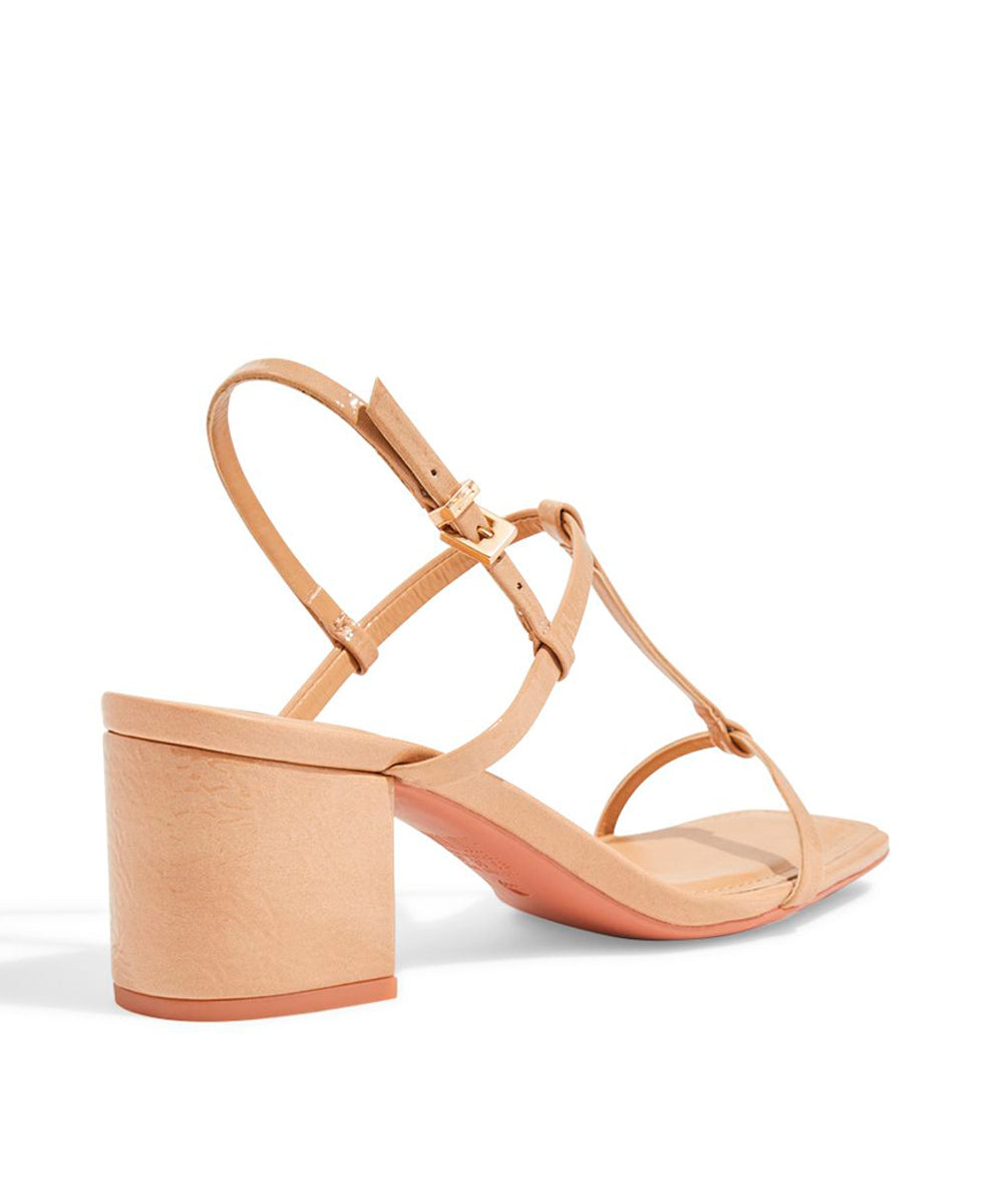 Sandália Santa Lolla Nude Tan Verniz