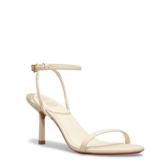Sandália Santa Lolla Off White Salto Alto Fino
