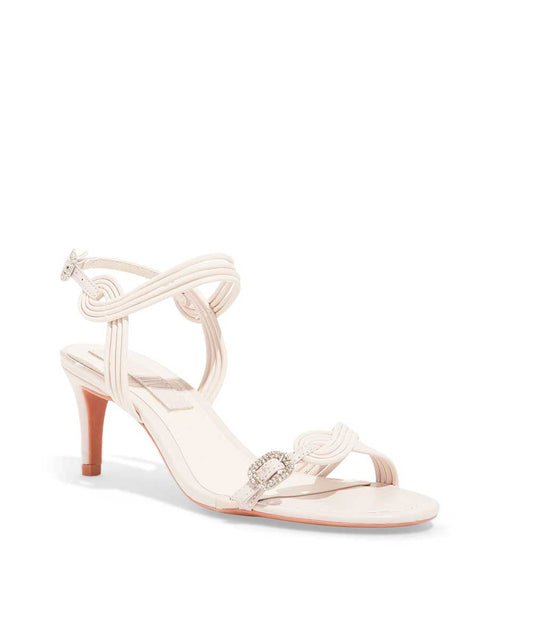 Sandália Santa Lolla Off White Strass