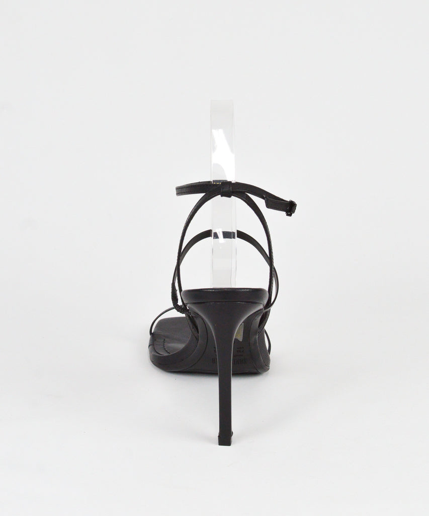 Sandália Santa Lolla Preta Salto Alto Fino Couro - 03EB.35CB.0130.0001