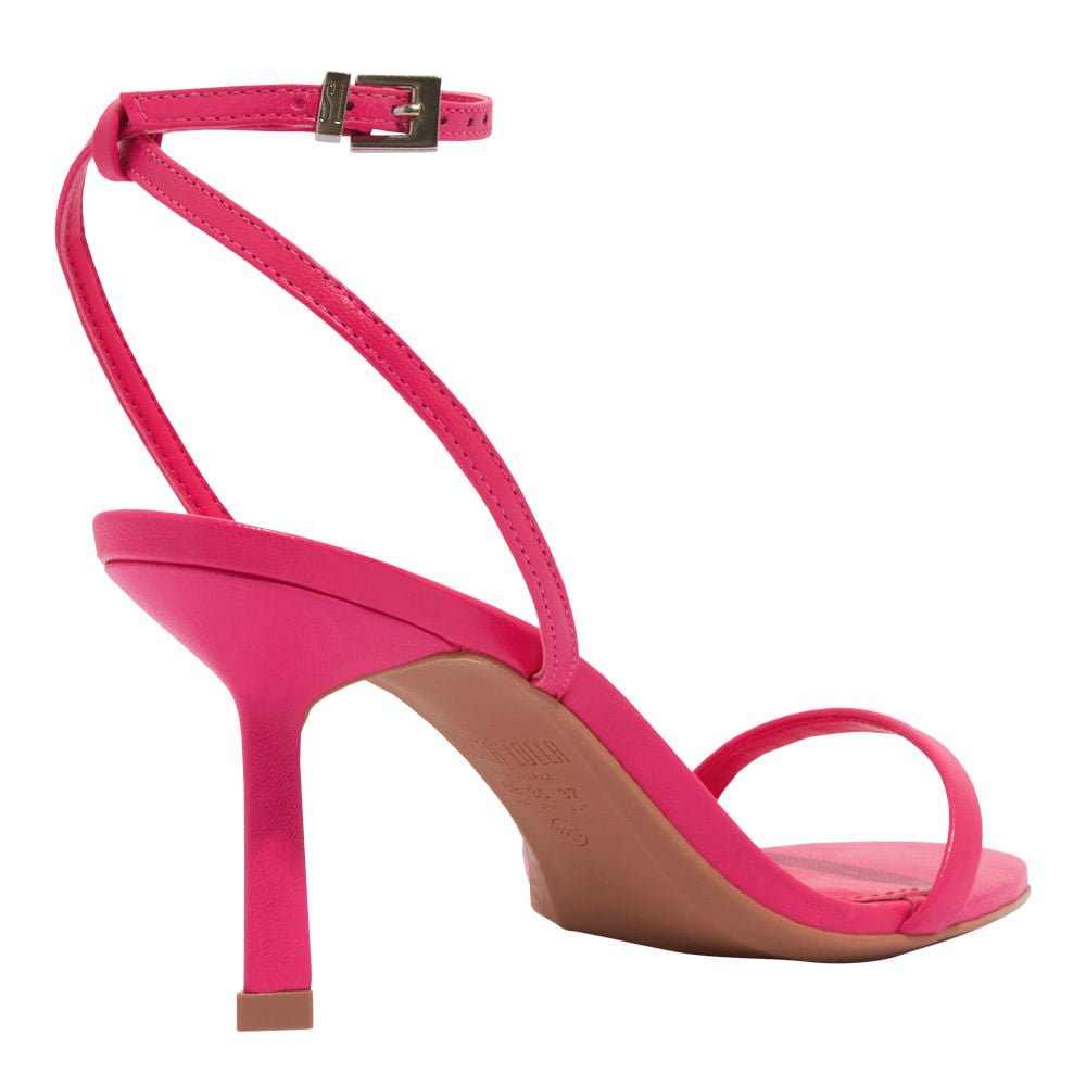 Sandália Santa Lolla Rosa Pink Salto Alto Fino