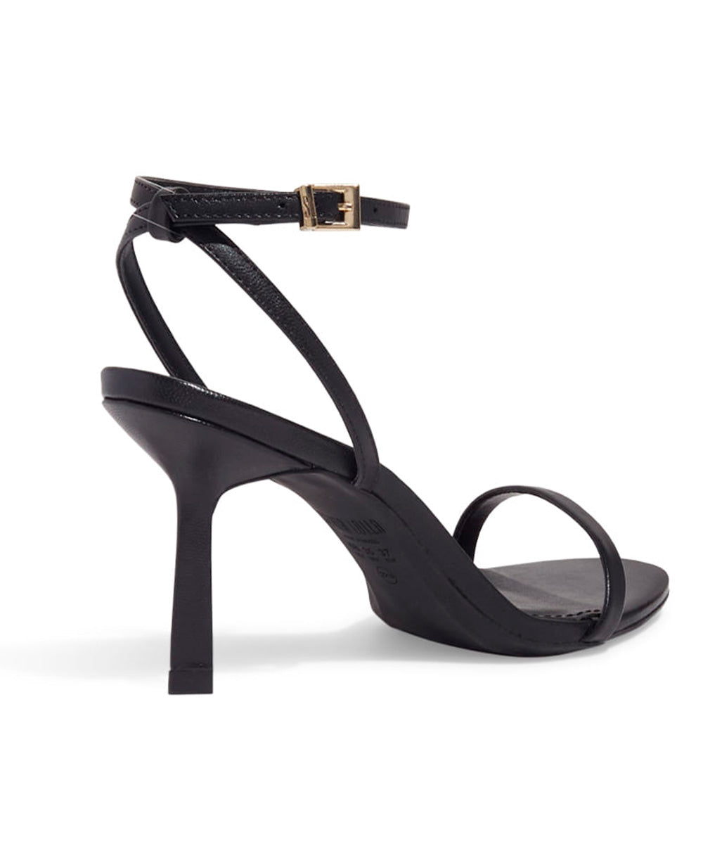 Sandália Santa Lolla Salto Fino Tira Fina Preta