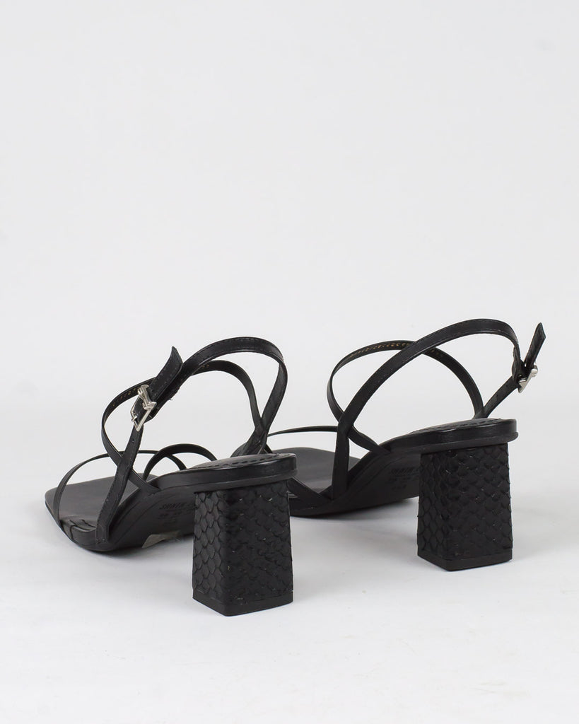 Sandália Santa Lolla Salto Grosso Preta