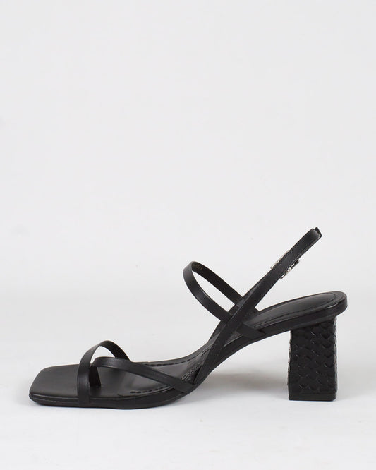 Sandália Santa Lolla Salto Grosso Preta