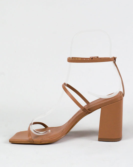 Sandália Santa Lolla Salto Grosso Tan