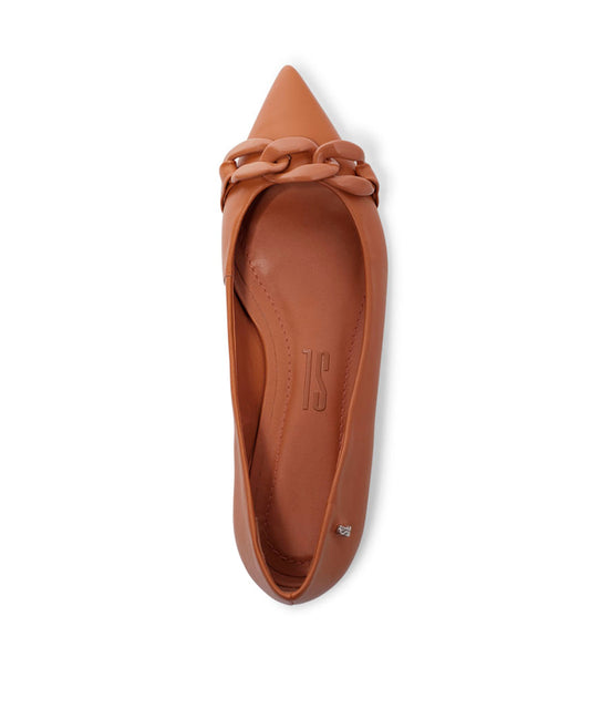 Sapatilha Santa Lolla Caramelo Correntes Bico Fino
