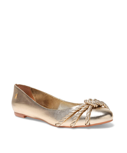 Sapatilha Santa Lolla Dourado Metalizado