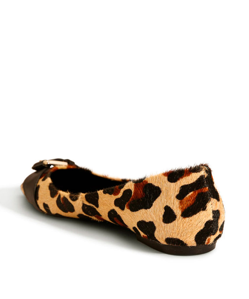 Sapatilha Santa Lolla Onça Natural Bico Fino