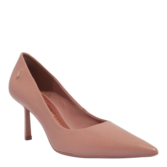 Scarpin Santa Lolla Bege Salto Fino Médio