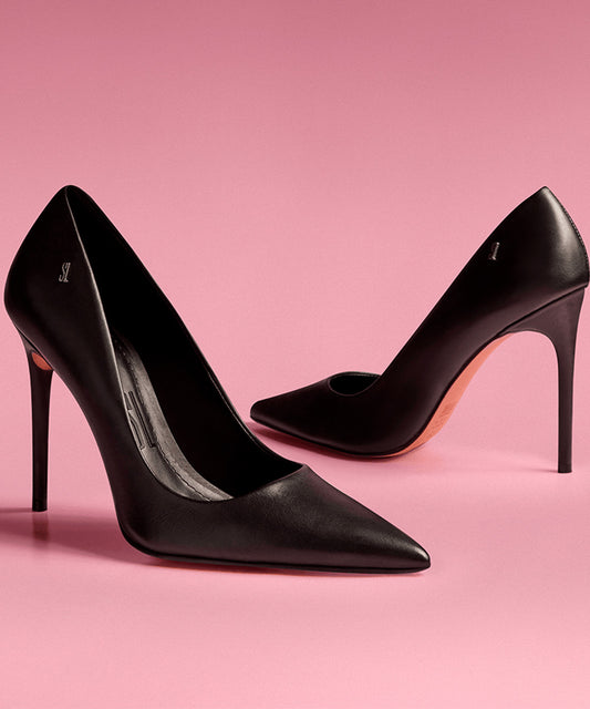Scarpin Santa Lolla Bico Fino Preto