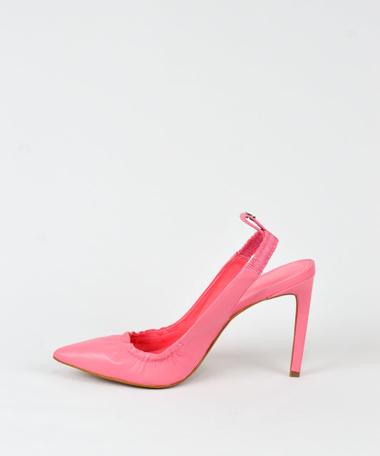 Scarpin Santa Lolla Camélia Salto Fino Couro - 01F8.343D.02E7.0307