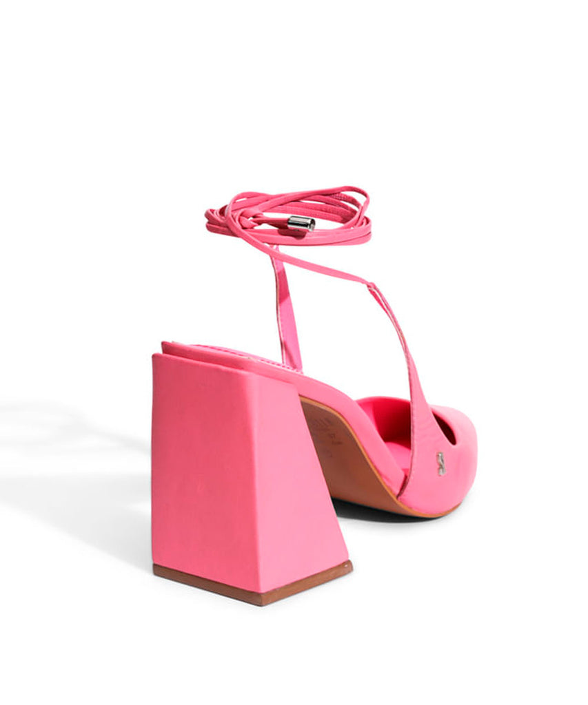 Scarpin Santa Lolla Hibisco Salto Grosso Amarração