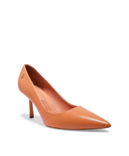 Scarpin Santa Lolla Nude Rosado Salto Fino Médio