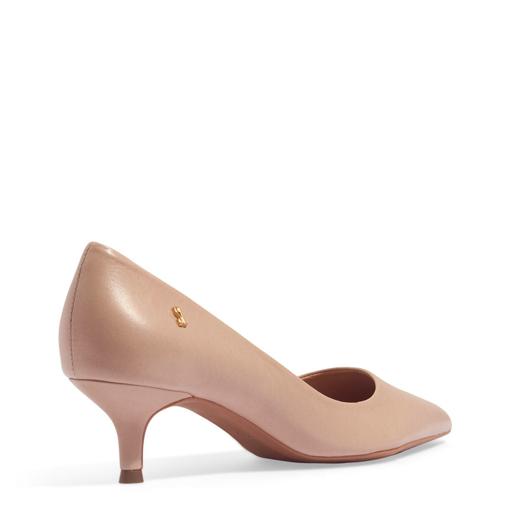 Scarpin Santa Lolla Nude Salto Baixo