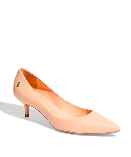Scarpin Santa Lolla Nude Soft Salto Baixo Fino