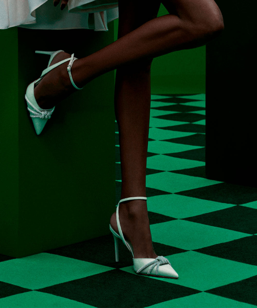 Scarpin Santa Lolla Off White Nó Strass