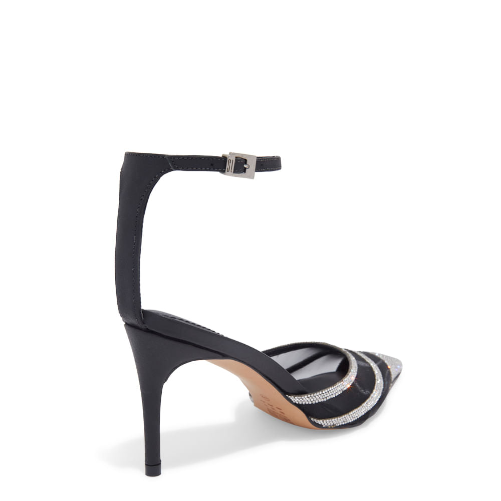 Scarpin Santa Lolla Strass Preto