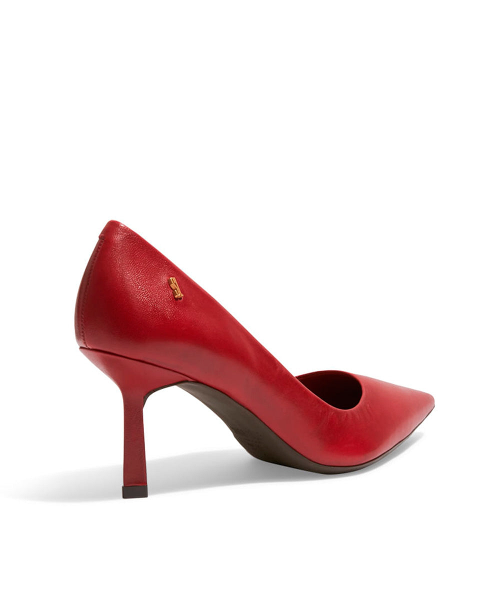 Scarpin Santa Lolla Vermelho Cherry Salto Médio