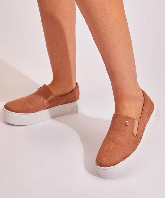 Slip On Santa Lolla Nude Sola Alta