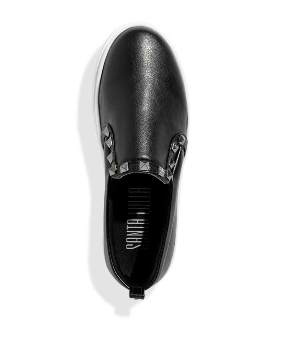 Slip On Santa Lolla Preto Spikes