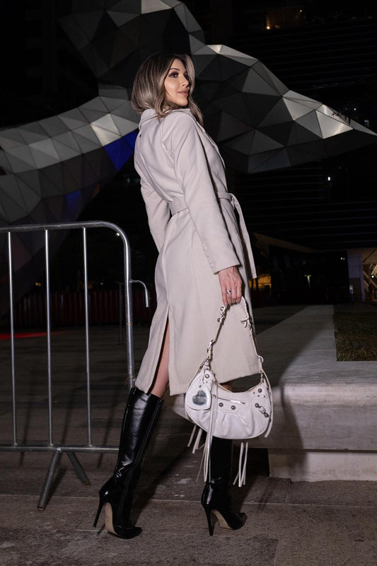 Sobretudo Feminino Cinza Frysaide