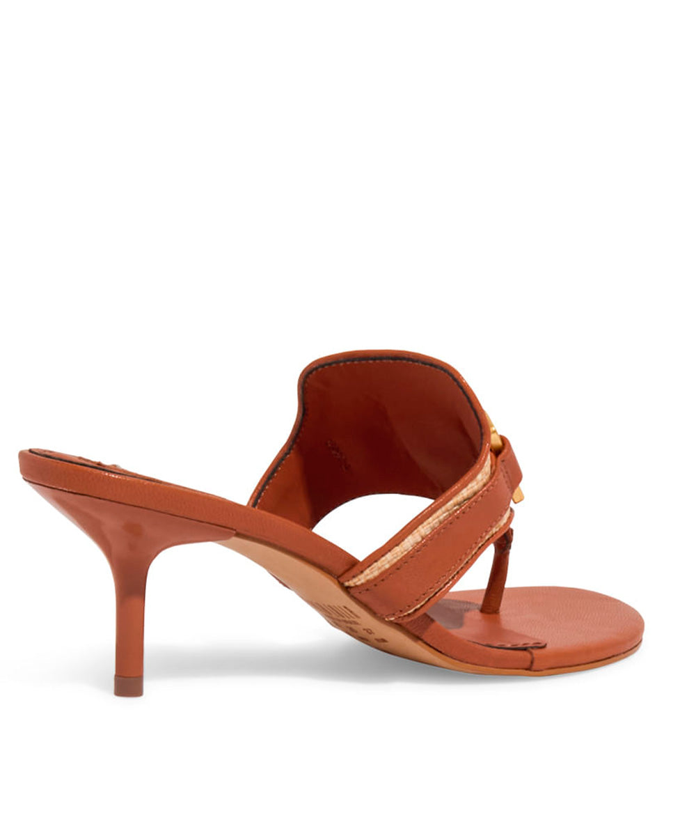 Tamanco Santa Lolla Marrom Safari Salto Fino