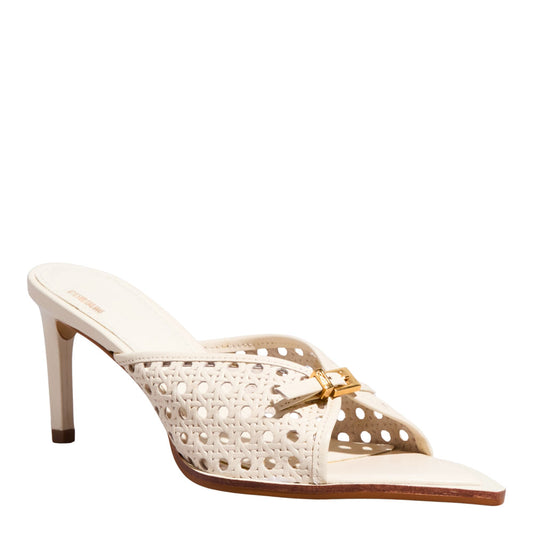 Tamanco Santa Lolla Off White Couro Trisse