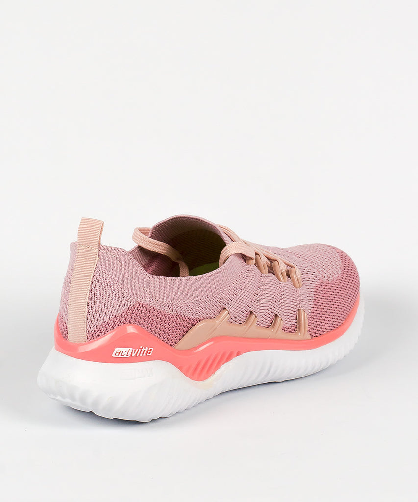 Tênis Knit Actvitta Rosa Esportivo