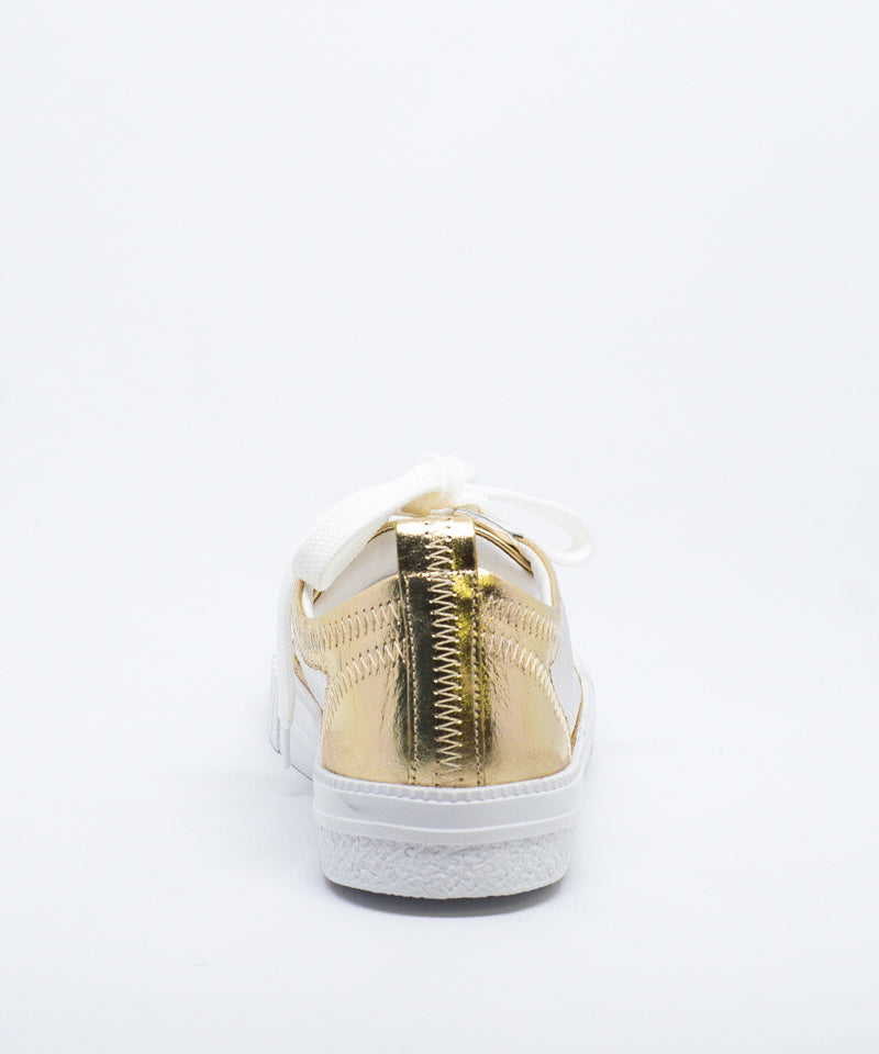 Tênis Lialine Dourado Tule Telado - 1961.9930