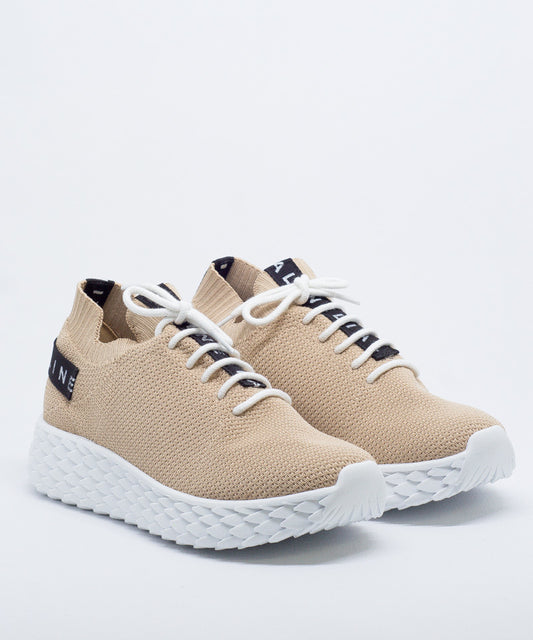 Tênis Lialine Nude Tecido Flynit - 1963.9806T